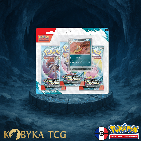 Pokémon - Tripack - EV09 - Ecarlate et Violet - Aventures Ensemble - Baggaïd - FR