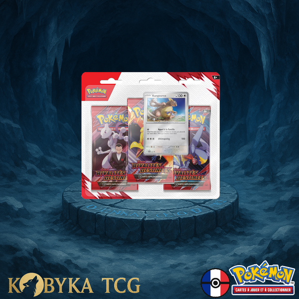 Pokémon - Tripack - EV10 - Ecarlate et Violet - Rivalités Destinées - Kangourex - FR