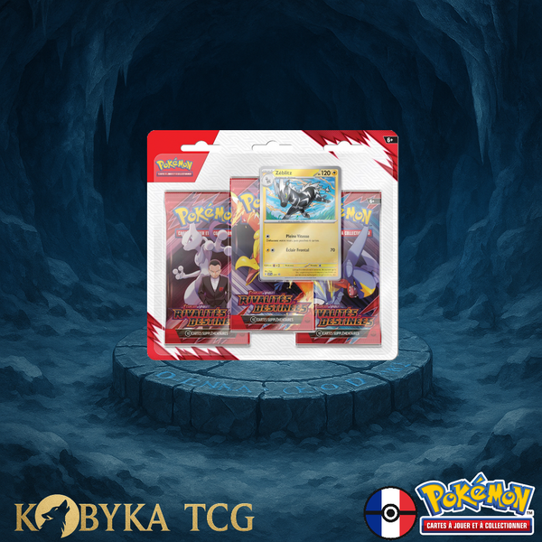 Pokémon - Tripack - EV10 - Ecarlate et Violet - Rivalités Destinées - Zéblitz - FR
